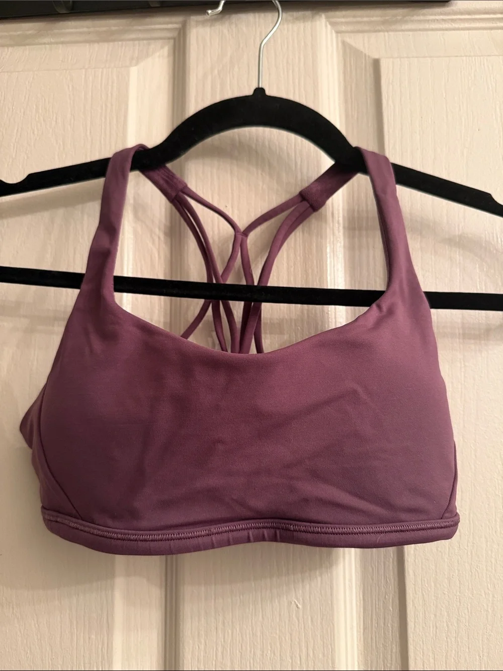 Lululemon Strappy Back Sports Bra - Mauve Purple